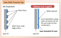 Transparent Car Anti Fog Film 95mm * 150mm Size Rainproof Strong Hydrophobic For Safety Driving